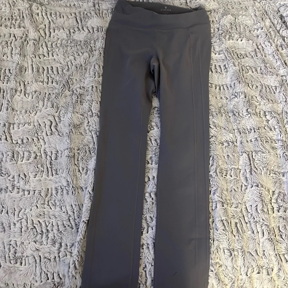 Athleta Skinny Up Pant Legging Gray Mid Rise Full Length Size: Small - Picture 1 of 4
